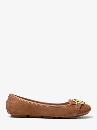 Fulton Suede Moccasin in LUGGAGE | Michael Kors