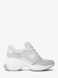 Kaia Mixed-Media Trainer