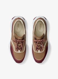 Kaia Mixed-Media Trainer