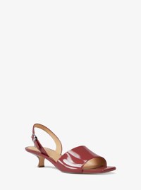 Merrie Patent Kitten Heel Sandal