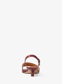 Merrie Patent Kitten Heel Sandal