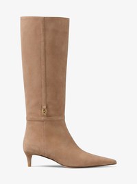 Nalia Microsuede Kitten Heel Boot