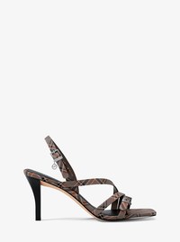Yvette Plaid Print Sandal