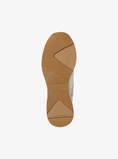 Georgie Signature Logo Wedge Trainer in PWD BLSH MLT | Michael Kors