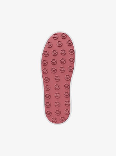 Romey Printed Signature Logo Platform Sneaker in HIBISCUS MULTI | Michael Kors