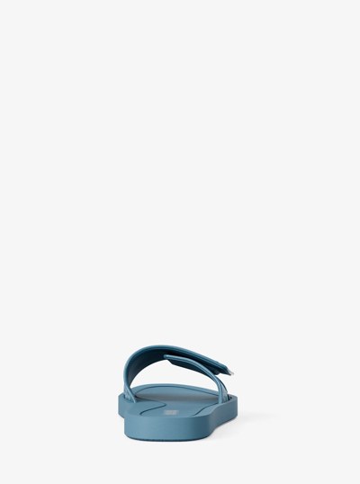 Palmer Signature Logo Slide Sandal in DENIM | Michael Kors