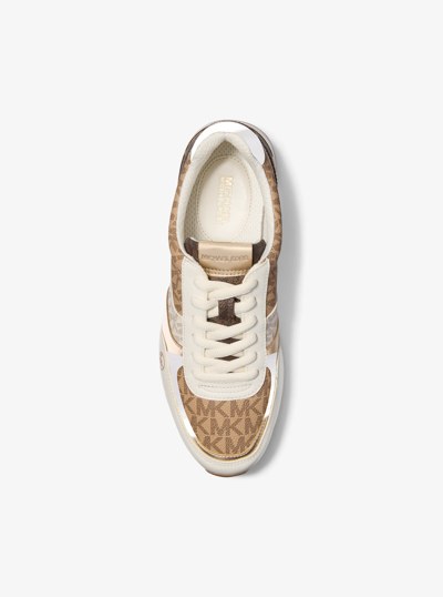 Andi Color-Block Signature Logo Trainer in CREAM MULTI | Michael Kors