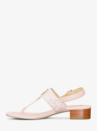 Hannah Signature Logo T-Strap Sandal