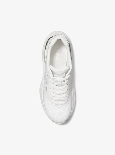 Espadrille Athena en tricot extensible in BLANC OPTIQUE | Michael Kors