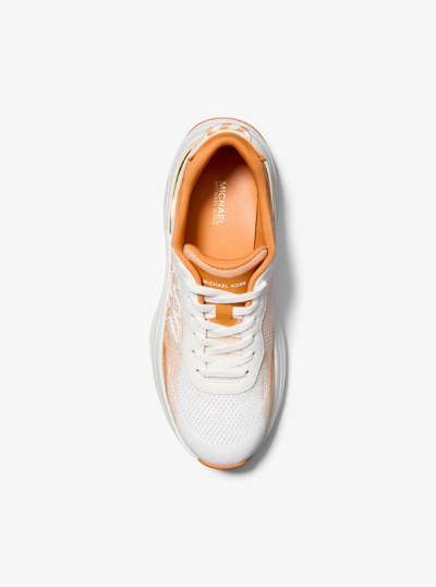 Athena Ombr&eacute; Stretch Knit Trainer in RADIANT ORANGE | Michael Kors