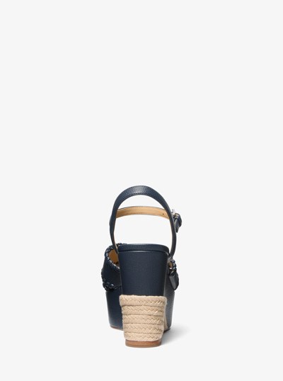 Hannah Platform Sandal in NAVY | Michael Kors