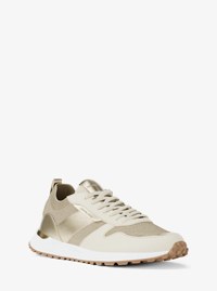 Jesse Metallic Stretch Knit Trainer