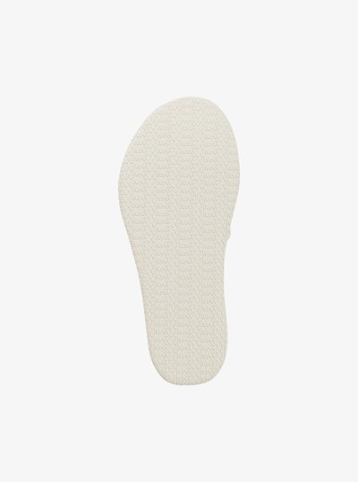 Palmer Printed Signature Logo Slide Sandal in VANILLA COMBO | Michael Kors