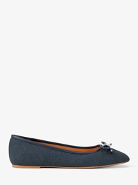 Savannah Denim Ballet Flat