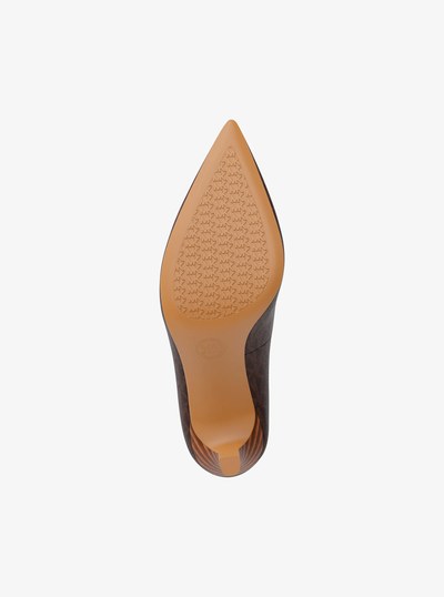 Willa Signature Logo Pump in BROWN | Michael Kors