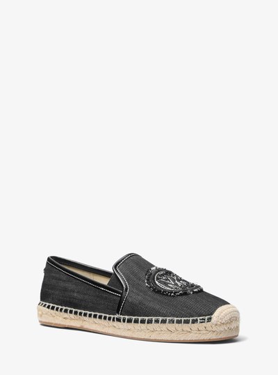 Espadrille Hastings en denim in D&Eacute;LAV&Eacute; NOIR | Michael Kors