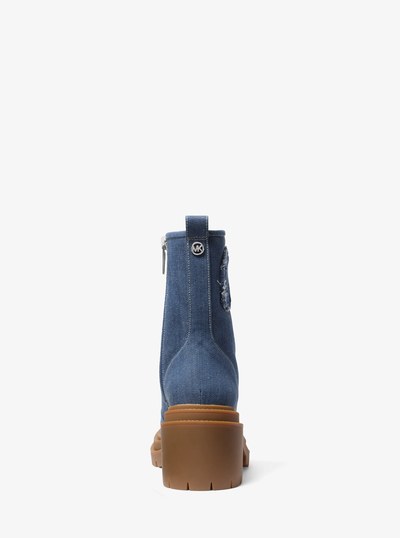 Hanley Denim Boot in MEDIUM BLUE WASH | Michael Kors