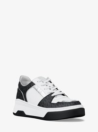 Lexi Mixed-Media Sneaker