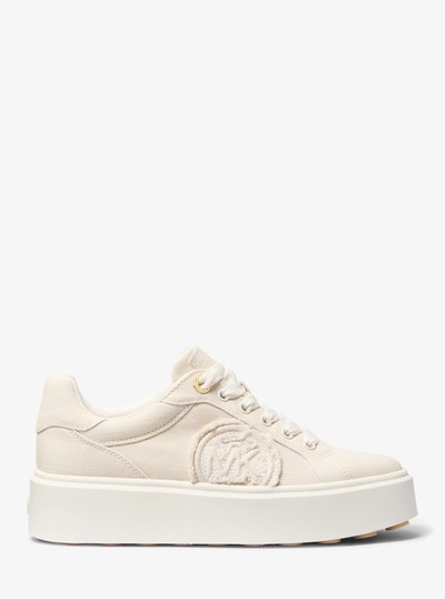 Romey Denim Platform Sneaker in BEIGE WASH | Michael Kors