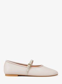 Phoebe Signature Logo Trim Ballet Flat