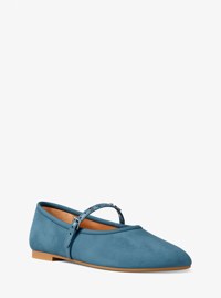 Phoebe Embellished Leather Ballet Flat