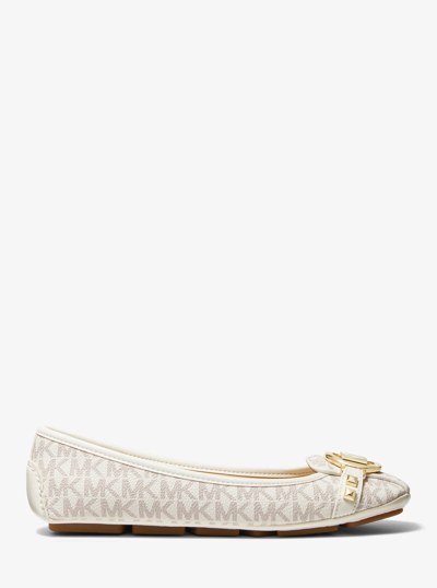 Fulton Studded Logo Moccasin in VANILLA | Michael Kors