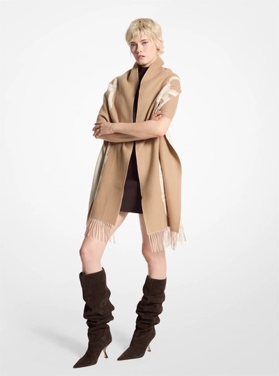 Empire Oversized Wool-Cashmere Scarf