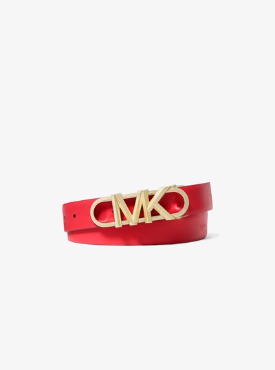 Reversible Empire Signature and Smooth Belt in BROWN MULTI | Michael Kors