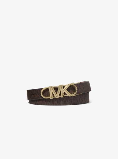 Empire Reversible Leather and Signature Logo Belt