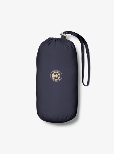 Packable Quilted Nylon Puffer Coat in ADMIRAL | Michael Kors