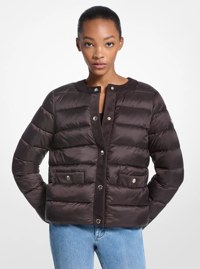 Packable Quilted Nylon Puffer Jacket