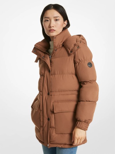 Quilted Puffer Jacket in LUGGAGE | Michael Kors
