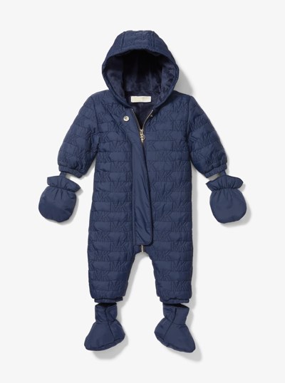 Quilted Signature Logo Baby Snowsuit