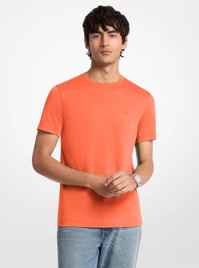 Cotton T-Shirt in MIMOSA | Michael Kors