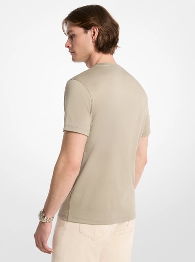 Cotton T-Shirt in DUSTY SAGE | Michael Kors