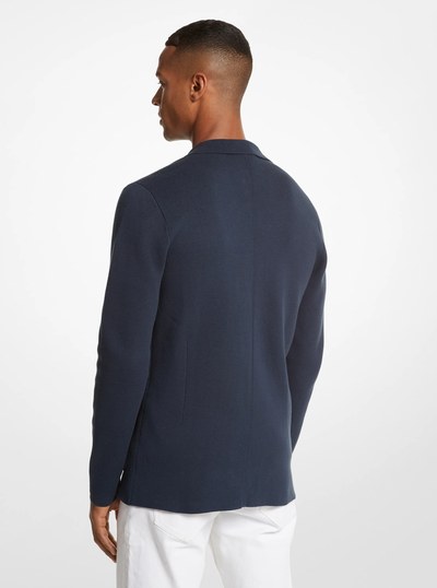 Cotton Knit Blazer