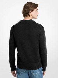 Ribbed Wool Crewneck Sweater