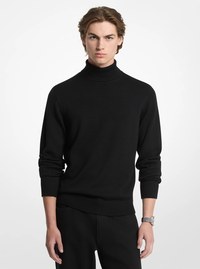 Merino Wool Turtleneck Sweater