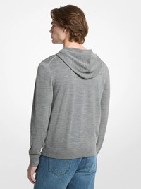 Wool Zip-Up Hoodie