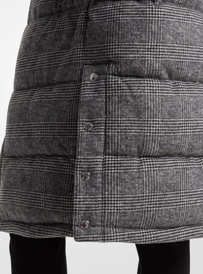Prince Of Wales Quilted Puffer Coat in BLACK | Michael Kors