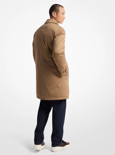 Cotton Blend Balmacaan