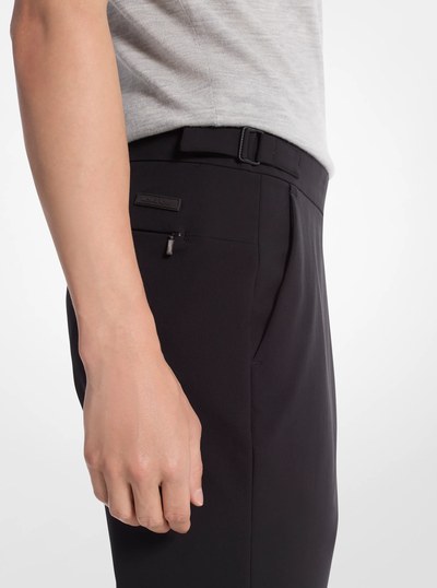 Woven Tech Pants in BLACK | Michael Kors