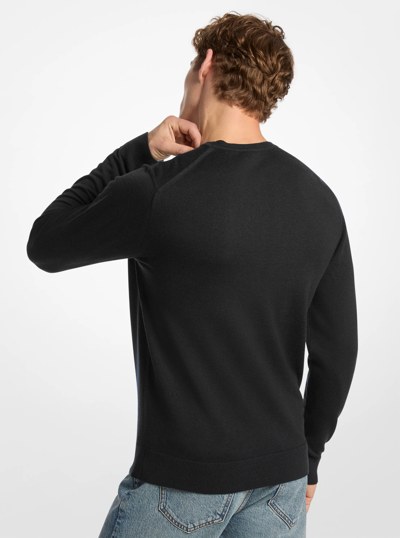 Wool Sweater in BLACK | Michael Kors