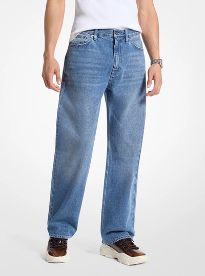 Arden Relaxed-Fit Denim Jeans in DRIFTWOOD | Michael Kors