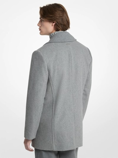 Wool Blend Peacoat in ASH | Michael Kors