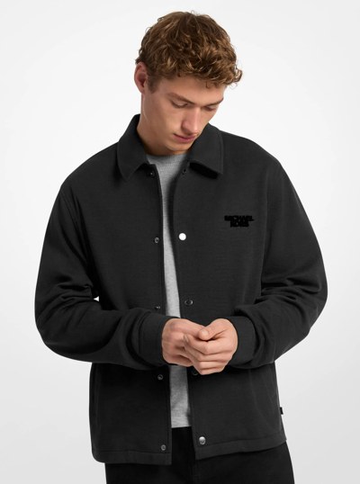Cotton Blend Jacket in BLACK | Michael Kors