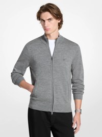 Wool Mock Neck Sweater