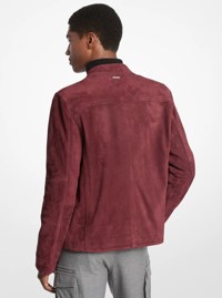 Veste de course en su&egrave;de