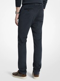 Slim-Fit Cotton Blend Corduroy Pants