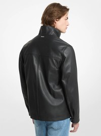 Leather Utility Jacket